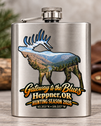 Gateway to the Blues — Elk Hip Flask