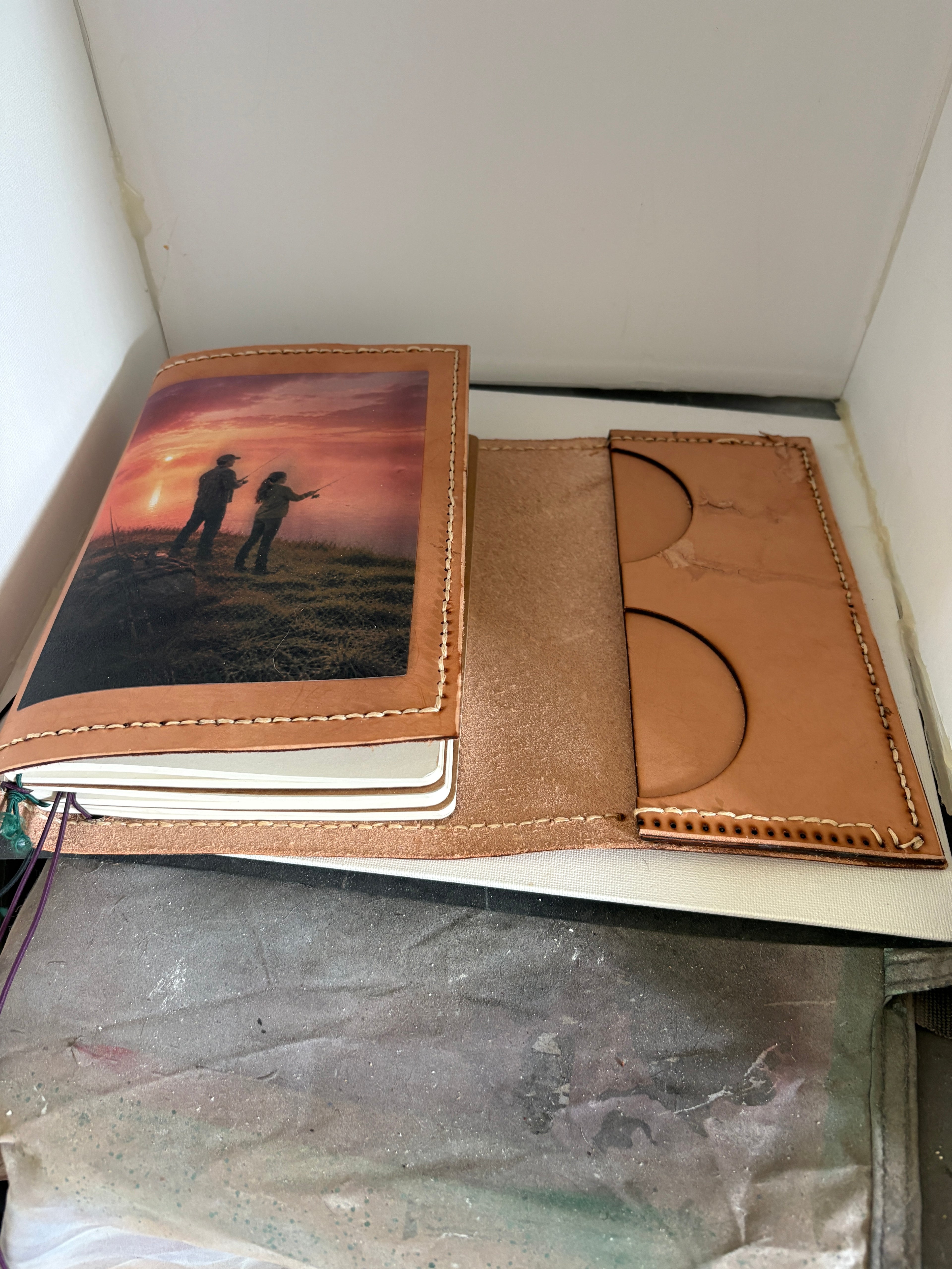 Father & Daughter Leather Journal